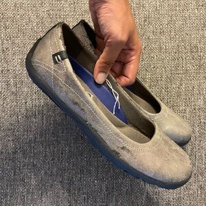 Dr. Scholl's Gray Flats with Cushioned Insole